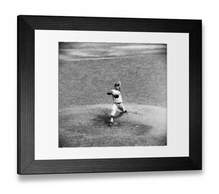 Framed Print : Sandy Koufax Pitching Baseball Framed Print : Sandy Koufax Pitching Baseball