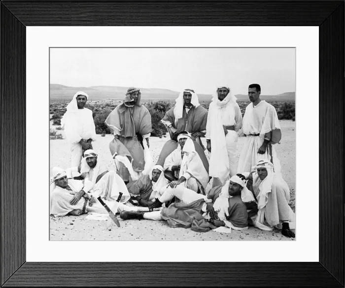 Framed Print : Astronauts Wearing Desert Survival Attire Framed Print : Astronauts Wearing Desert Survival Attire