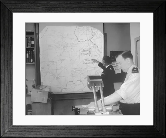 Framed Print : Scotland Yard's Map of Train Robbery Framed Print : Scotland Yard's Map of Train Robbery