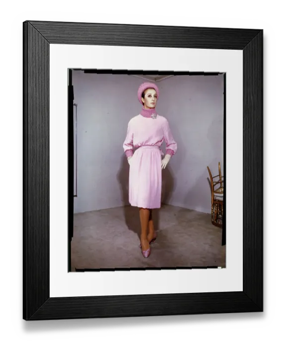 Framed Print : Model Wearing Ensemble by Capucci Framed Print : Model Wearing Ensemble by Capucci