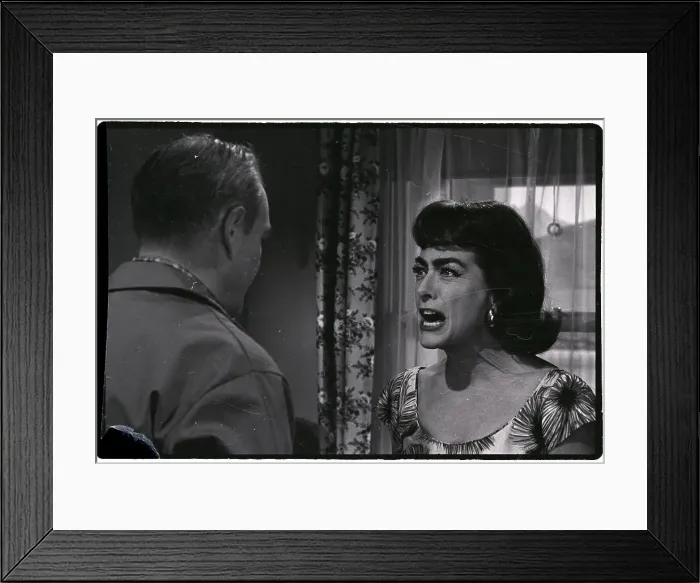 Framed Print : Joan Crawford Screams Framed Print : Joan Crawford Screams