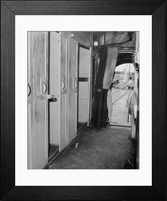 Framed Print : Ransacked Mail Car After Train Robbery Framed Print : Ransacked Mail Car After Train Robbery
