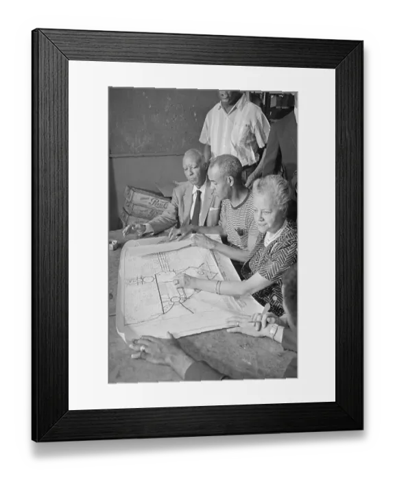 Framed Print : Integration Leaders Planning March Framed Print : Integration Leaders Planning March