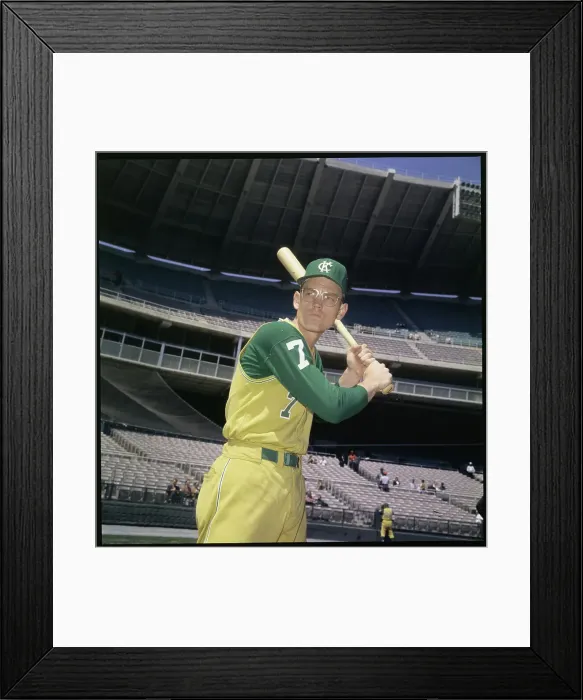 Framed Print : Norm Siebern Posing with Bat Framed Print : Norm Siebern Posing with Bat