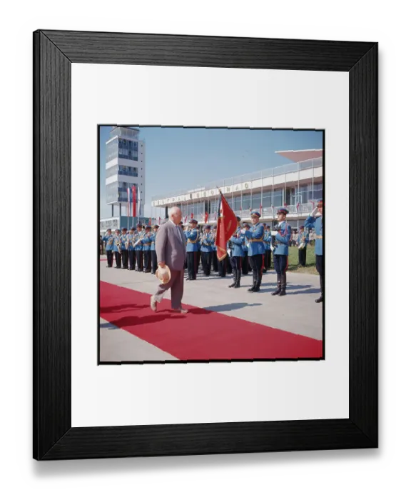 Framed Print : Nikita Khrushchev Inspecting Troops Framed Print : Nikita Khrushchev Inspecting Troops