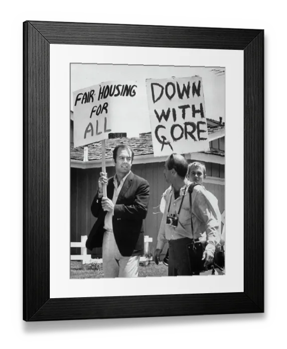 Framed Print : Protest for Fair Housing Framed Print : Protest for Fair Housing