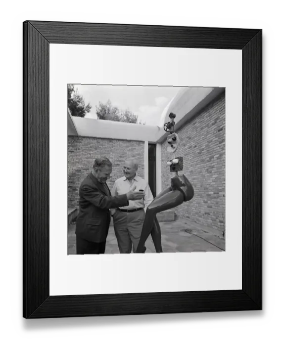 Framed Print : Miro Looking At His Ideal Woman Framed Print : Miro Looking At His Ideal Woman