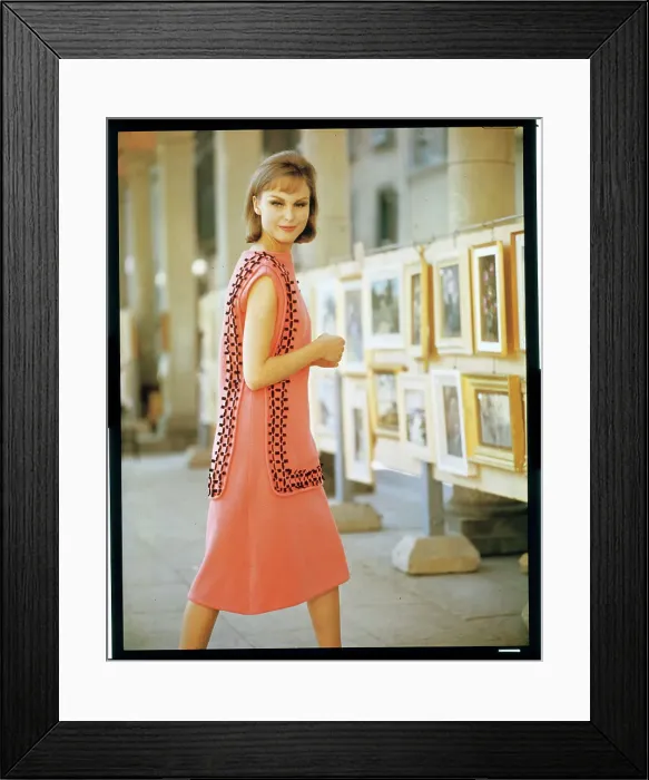 Framed Print : Model Wearing Dress by Germana Marucelli Framed Print : Model Wearing Dress by Germana Marucelli