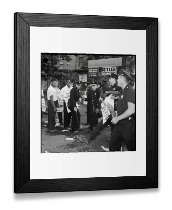Framed Print : Police Drag Away Demonstrator Framed Print : Police Drag Away Demonstrator