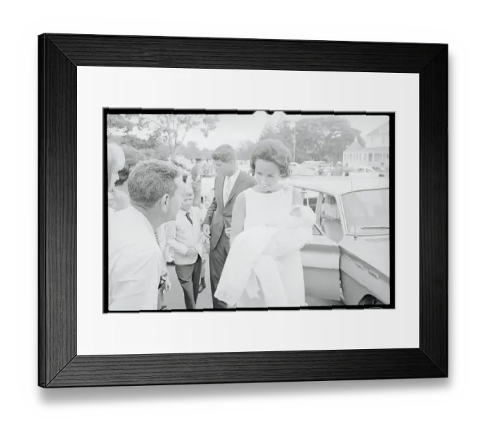 Framed Print : Ethel Kennedy Holding Baby Framed Print : Ethel Kennedy Holding Baby