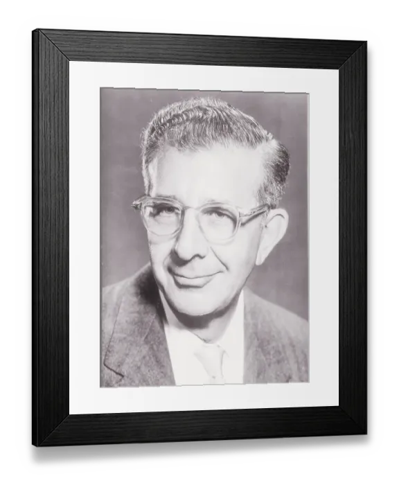 Framed Print : Portrait of Director Dory Schary
