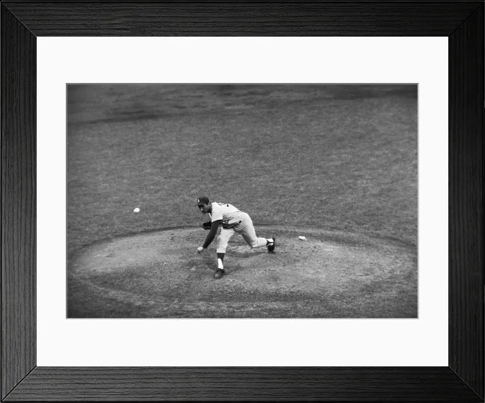 Framed Print : Sandy Koufax Throwing a Pitch Framed Print : Sandy Koufax Throwing a Pitch