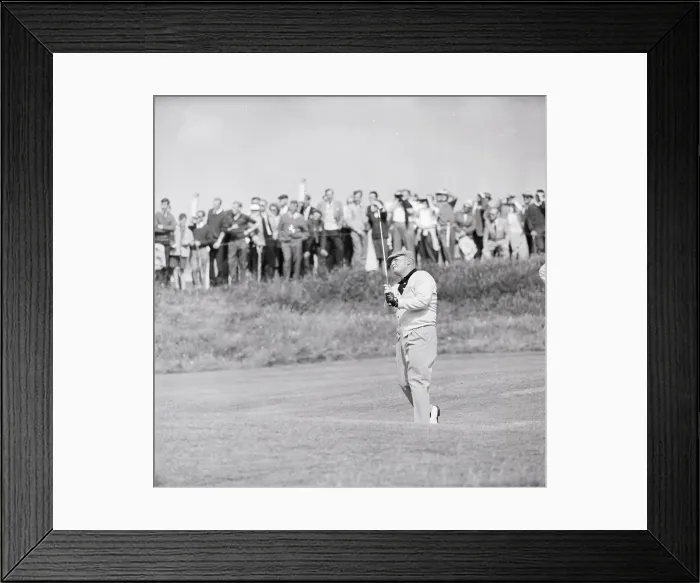 Framed Print : Phil Rodgers Watching Flight of Ball