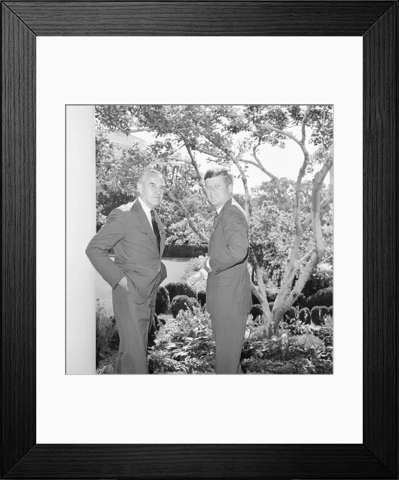 Framed Print : President Kennedy and Ambassador Harriman Framed Print : President Kennedy and Ambassador Harriman
