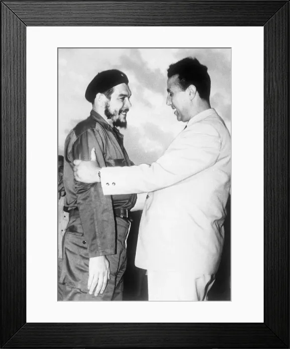 Framed Print : Ernesto Che Guervera meets Ben Bella