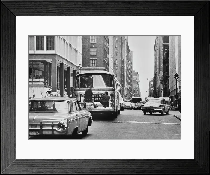 Framed Print : New York Traffic Travellers Framed Print : New York Traffic Travellers