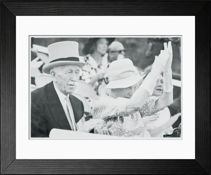 Framed Print : Governor General of Canada George Vanier and His Wife