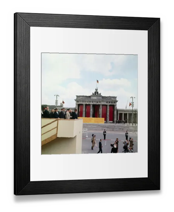 Framed Print : President John F. Kennedy Visiting Berlin Framed Print : President John F. Kennedy Visiting Berlin