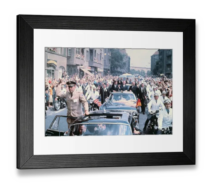 Framed Print : President Kennedy's Motorcade Framed Print : President Kennedy's Motorcade