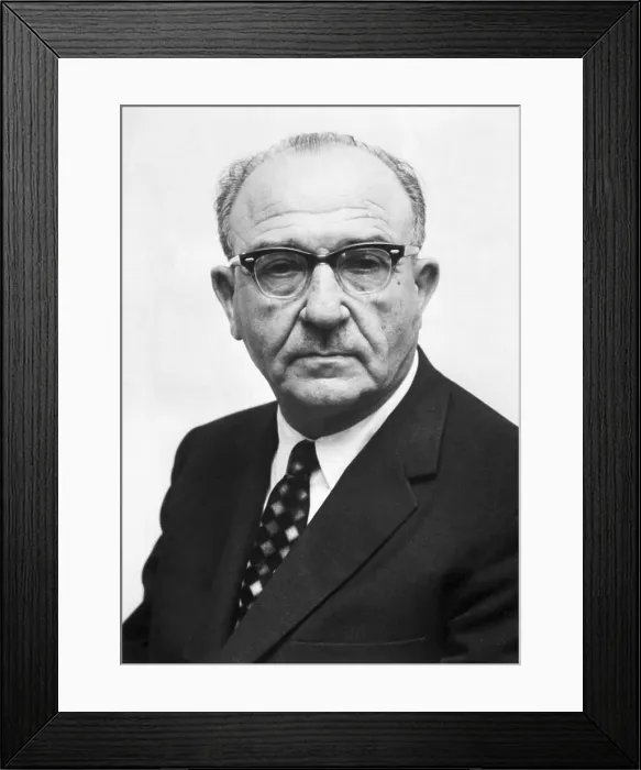 Framed Print : Israeli Prime Minister Levi Eshkol Framed Print : Israeli Prime Minister Levi Eshkol