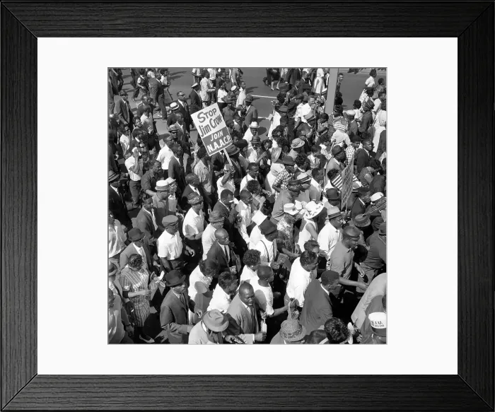 Framed Print : Detroit Walk to Freedom Framed Print : Detroit Walk to Freedom