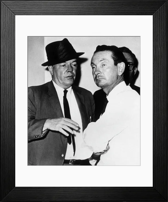 Framed Print : Byron De La Beckwith, Accused Murderer of Medgar Evers Framed Print : Byron De La Beckwith, Accused Murderer of Medgar Evers