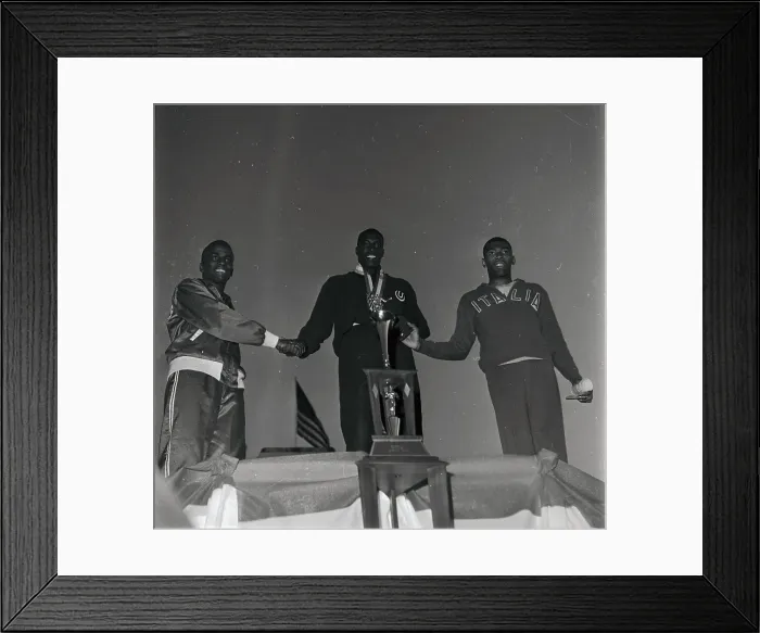 Framed Print : Bob Hayes Receiving Trophy Framed Print : Bob Hayes Receiving Trophy