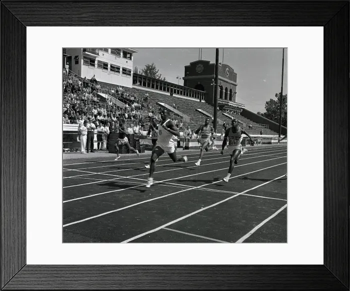 Framed Print : Larry Questad Making It to Finish Line Framed Print : Larry Questad Making It to Finish Line