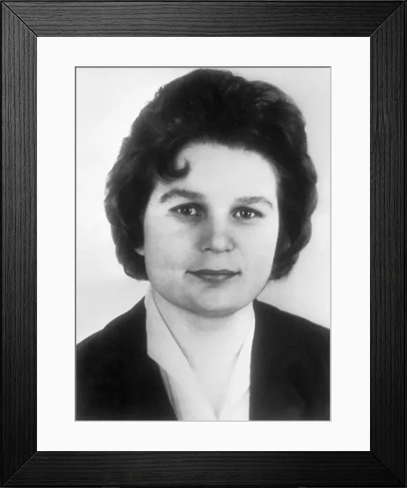 Framed Print : Portrait of Valentina Tereshkova