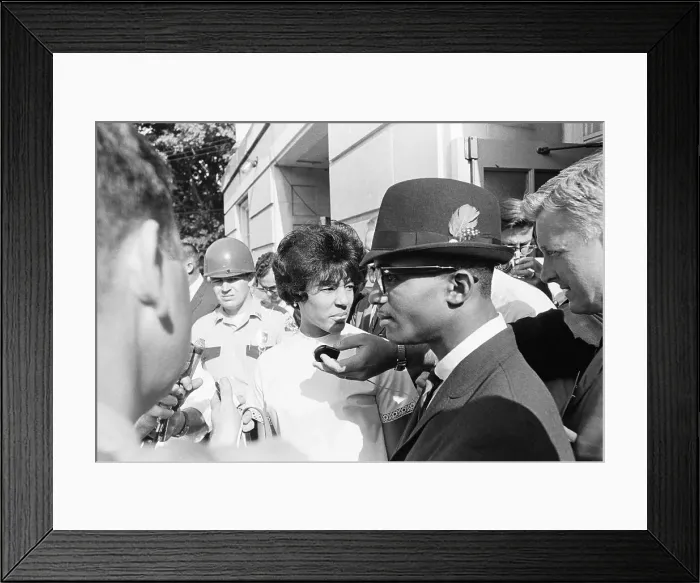 Framed Print : African American Students at University of Alabama Framed Print : African American Students at University of Alabama