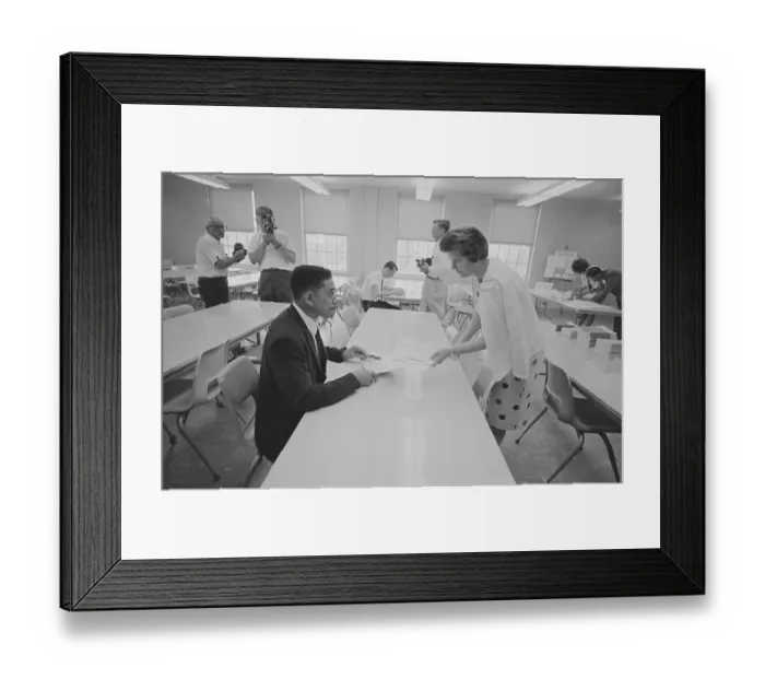 Framed Print : David McGlathery Registers for Classes Framed Print : David McGlathery Registers for Classes