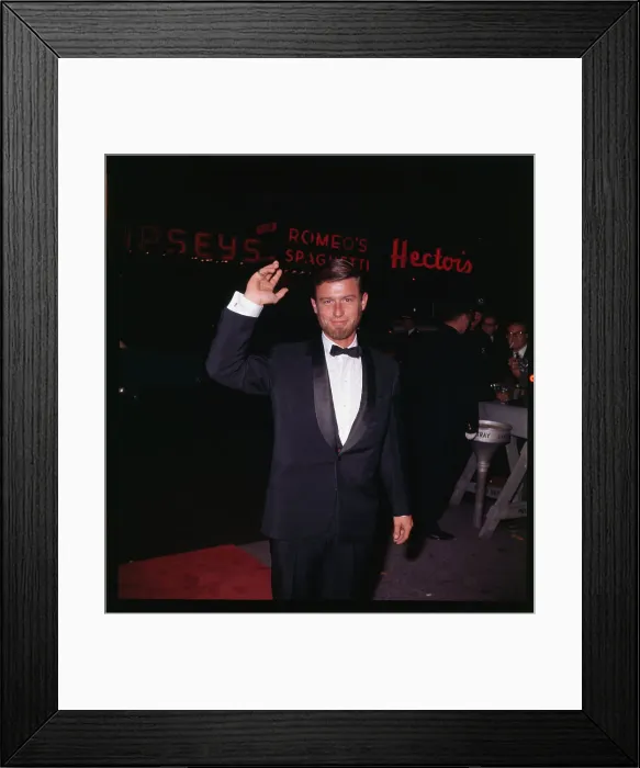 Framed Print : Actor Roddy McDowall Waving Framed Print : Actor Roddy McDowall Waving