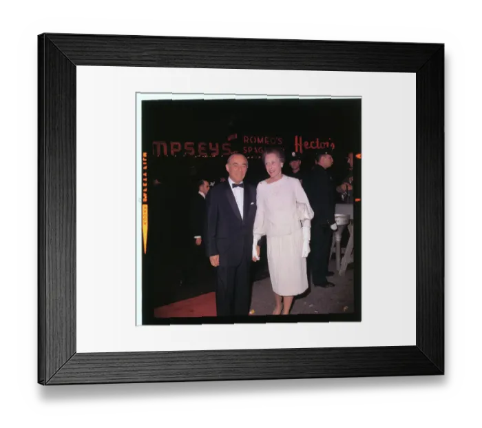 Framed Print : Composer Richard Rodgers and Wife at Theater Framed Print : Composer Richard Rodgers and Wife at Theater
