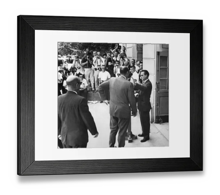 Framed Print : George Wallace Denying Desegregation Framed Print : George Wallace Denying Desegregation