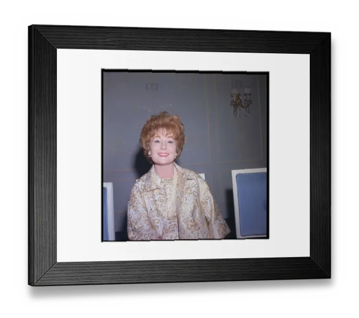 Framed Print : Magda Gabor Smiling for Camera Framed Print : Magda Gabor Smiling for Camera