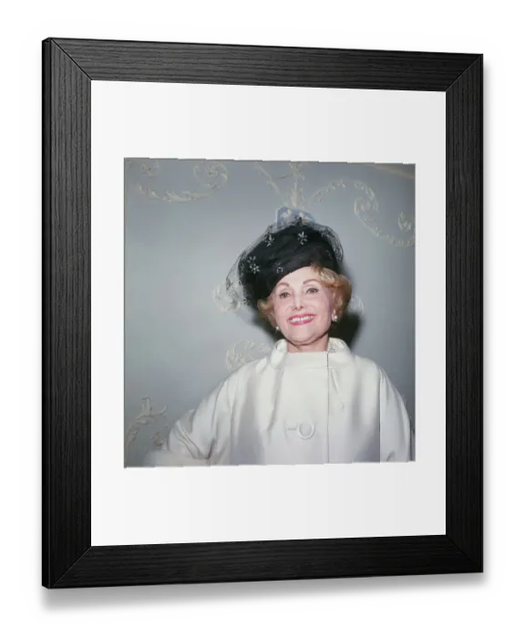 Framed Print : Fashionable Mother of the Gabor Sisters Framed Print : Fashionable Mother of the Gabor Sisters