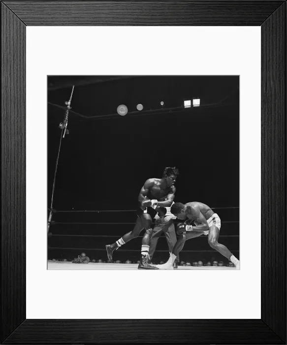 Framed Print : Luis Rodriguez Ducking a Punch from Emile Griffith Framed Print : Luis Rodriguez Ducking a Punch from Emile Griffith