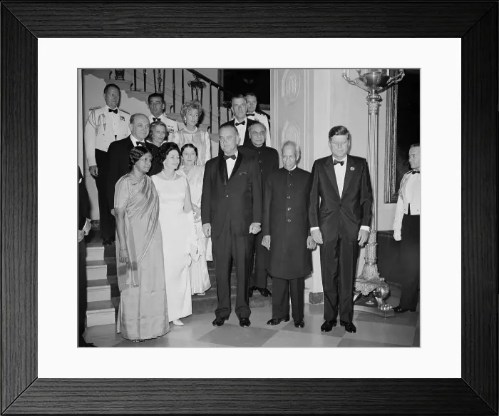 Framed Print : State Dinner for Indian Officials Framed Print : State Dinner for Indian Officials