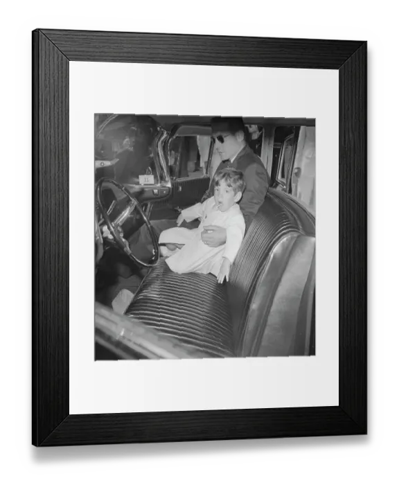 Framed Print : John Kennedy Jr. Waiting for His Father Framed Print : John Kennedy Jr. Waiting for His Father