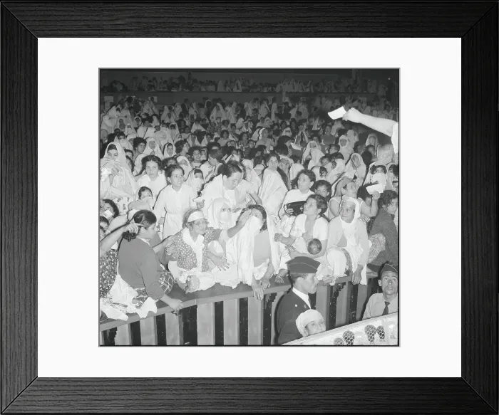 Framed Print : Moslem Women Donating for Algerian National Cause Framed Print : Moslem Women Donating for Algerian National Cause