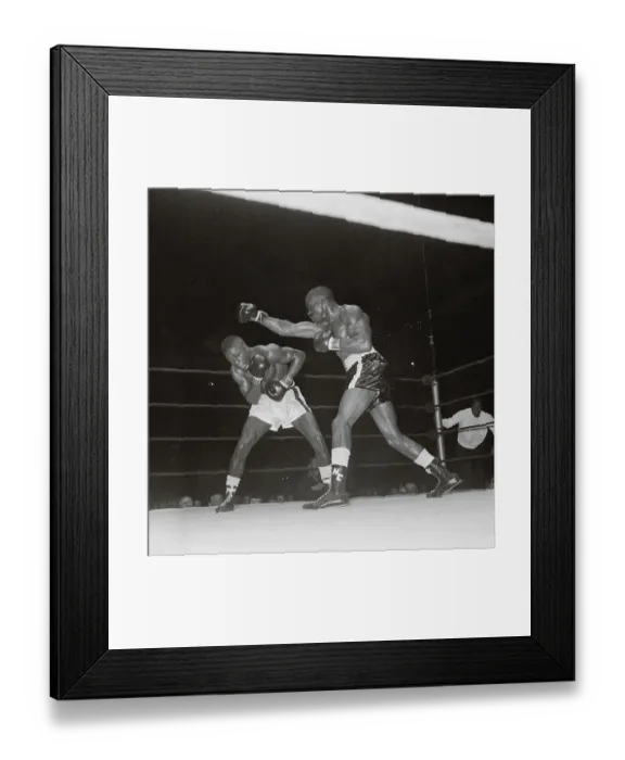 Framed Print : George Benton and Rubin Carter Boxing Framed Print : George Benton and Rubin Carter Boxing