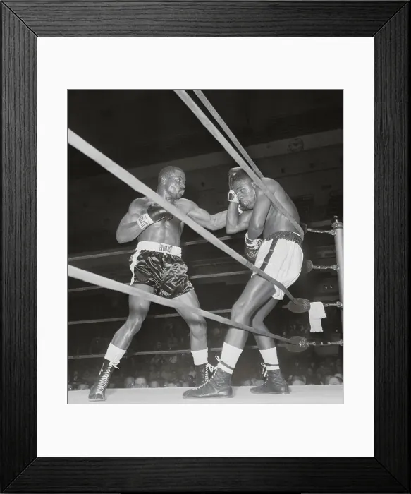 Framed Print : George Benton and Rubin Carter Boxing Framed Print : George Benton and Rubin Carter Boxing