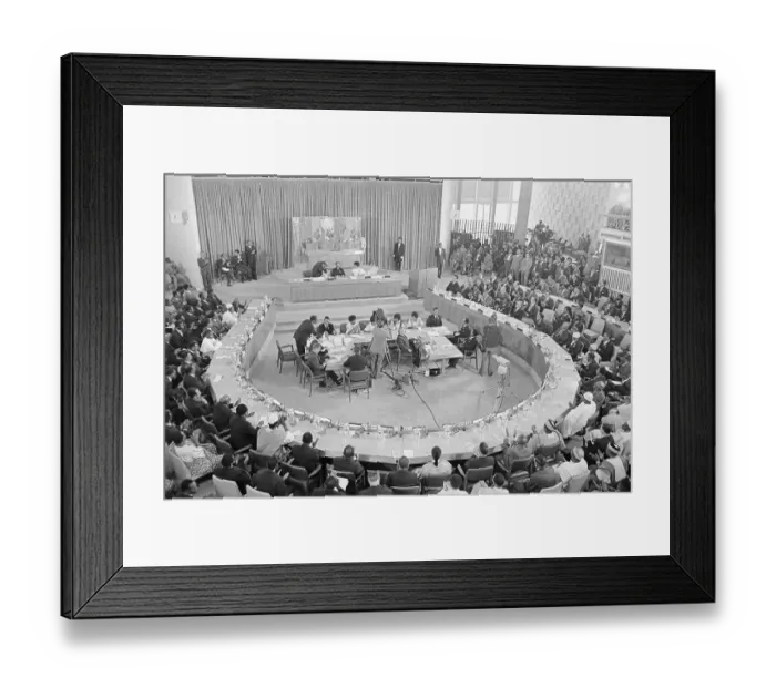 Framed Print : Heads of State Conference Framed Print : Heads of State Conference