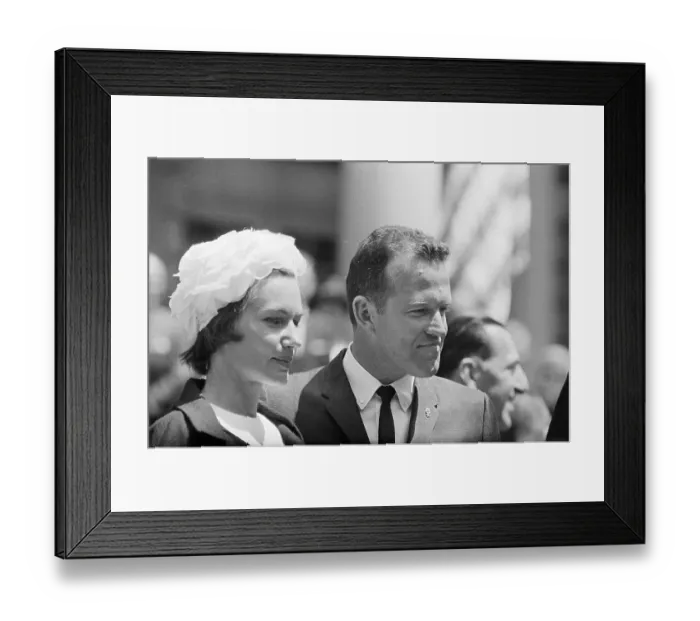 Framed Print : Astronaut Gordon Cooper at Parade Framed Print : Astronaut Gordon Cooper at Parade