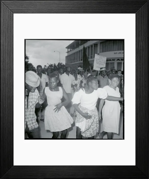 Framed Print : Haitian Citizens Celebrating Framed Print : Haitian Citizens Celebrating