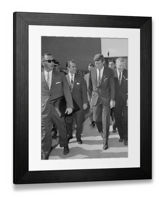 Framed Print : John Kennedy and George Wallace Framed Print : John Kennedy and George Wallace