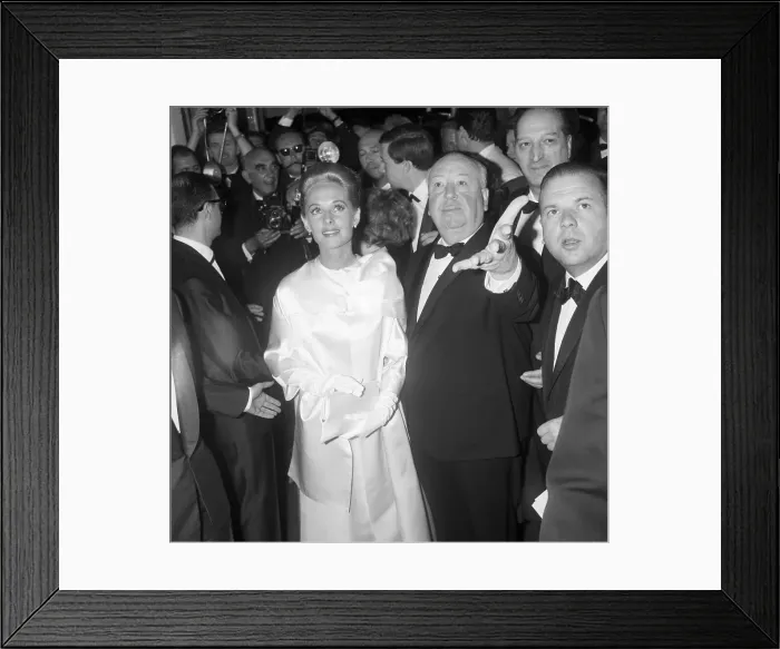 Framed Print : Tippi Hedren and Alfred Hitchcock at Cannes Framed Print : Tippi Hedren and Alfred Hitchcock at Cannes