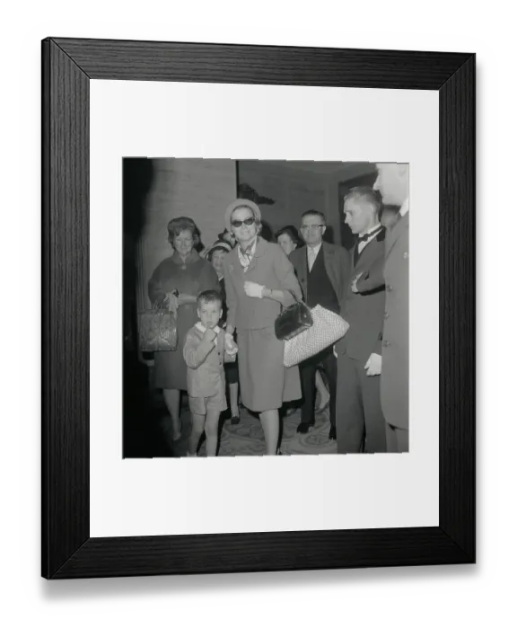 Framed Print : Princess Grace with Her Son Albert Framed Print : Princess Grace with Her Son Albert