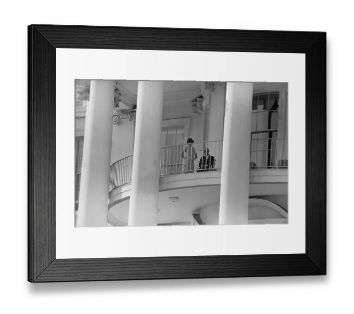 Framed Print : Balcony View to John F. Kennedy by His Father Joseph P. Kennedy Framed Print : Balcony View to John F. Kennedy by His Father Joseph P. Kennedy