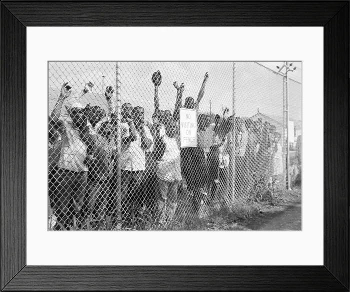 Framed Print : Jailed Civil Rights Demonstrators Framed Print : Jailed Civil Rights Demonstrators
